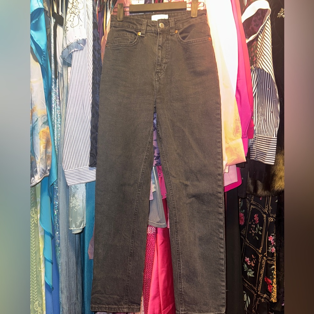 H&M Women's Straight Leg Jeans - Black